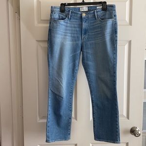 Frame “ Le High Straight” Cropped